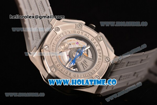 Audemars Piguet Royal Oak Offshore Clone AP Calibre 3126 Automatic Steel Case with Grey Dial and Arabic Numeral Markers (EF) - Click Image to Close